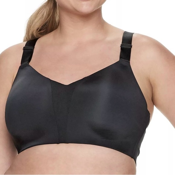 Nike Rival High-Support Sports Bra Size 34G Black High support Compression - Picture 1 of 12